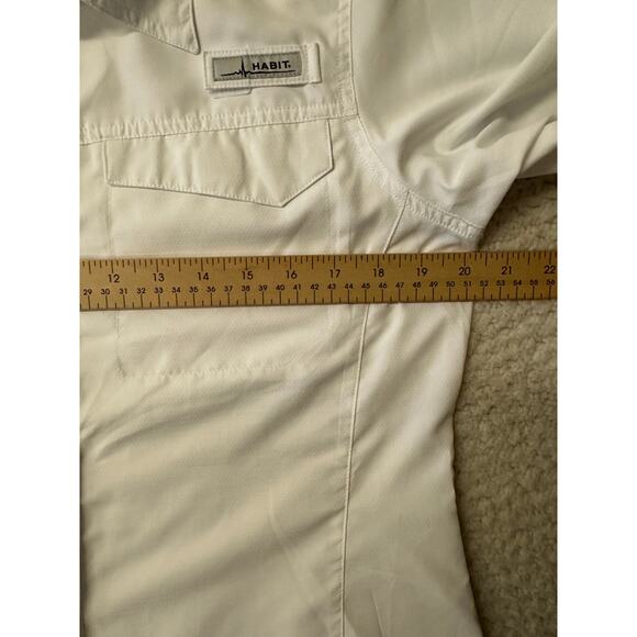 Habit Womens Long Sleeve Button Down Fishing Shirt Medium - Picture 4 of 5